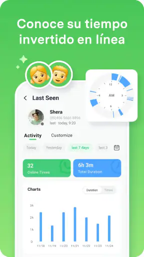 Walastseen:Chat App Rastreador screenshot