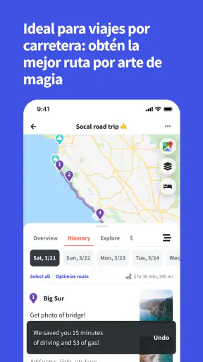 Wanderlog: Plan Viaje y Guía screenshot