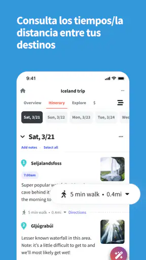 Wanderlog: Plan Viaje y Guía screenshot