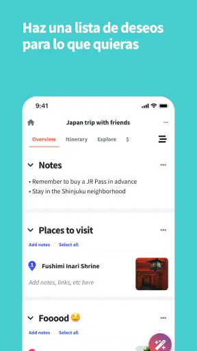Wanderlog: Plan Viaje y Guía screenshot