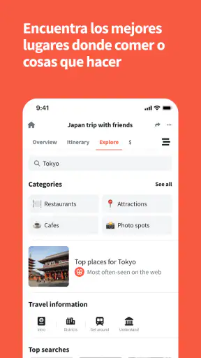 Wanderlog: Plan Viaje y Guía screenshot