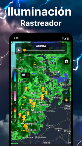 Weather forecast: Live Radar screenshot