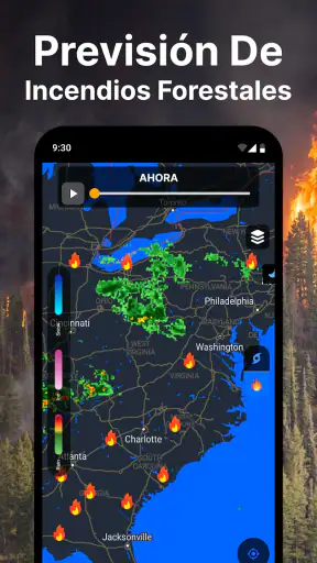 Weather forecast: Live Radar screenshot