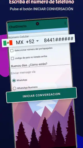 WhatsDirecto - Sin guardar screenshot