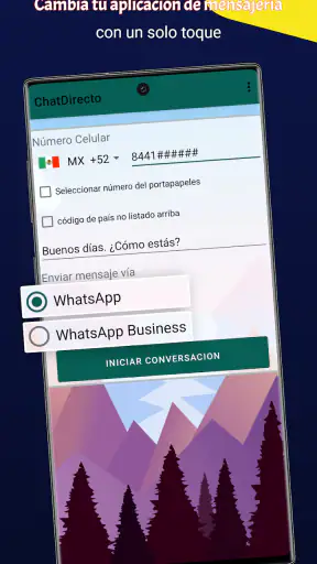 WhatsDirecto - Sin guardar screenshot