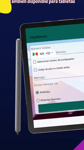 WhatsDirecto - Sin guardar screenshot