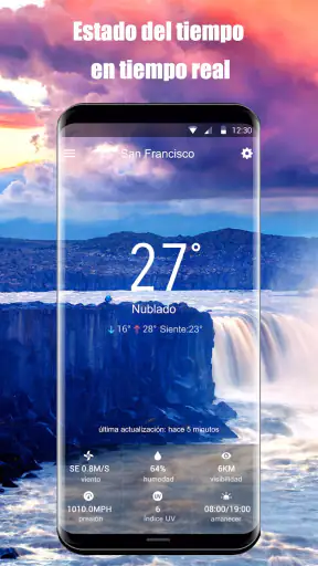 Widget pronóstico del tiempo screenshot