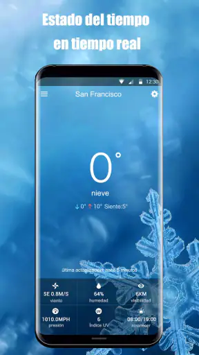 Widget pronóstico del tiempo screenshot