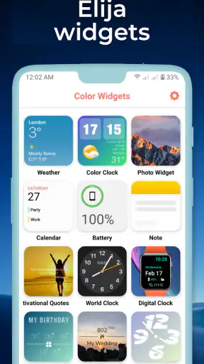 Widgets OS 17 - Color Widgets screenshot