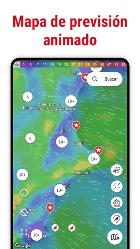 Windfinder: Viento y clima screenshot