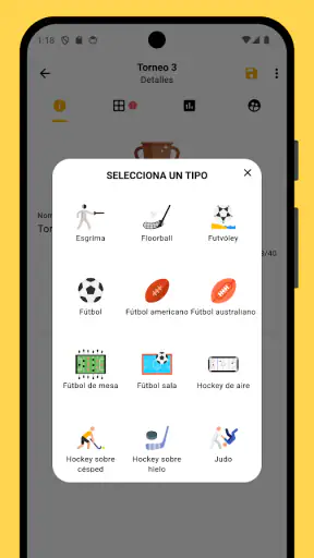 Winner - Organizar torneos screenshot