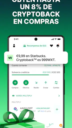 Wirex-App de Cripto y Finanzas screenshot
