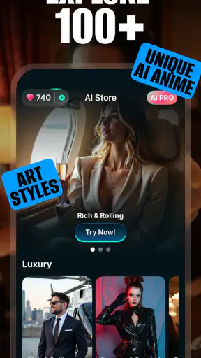 Wizard: AI Photos & AI Filters screenshot