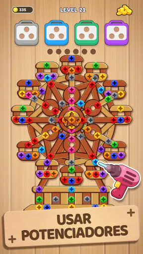 Wood Screw Jam: Tuerca & Perno screenshot