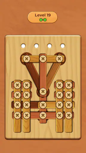 Wood Screw Puzzle screenshot