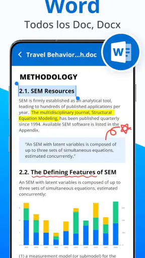Word Documentos: Abrir Archivo screenshot