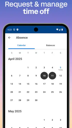 Workday screenshot