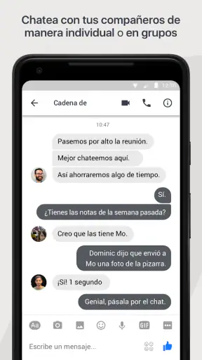 Workplace Chat screenshot