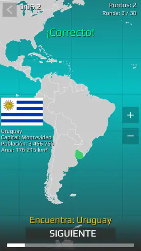 World Map Quiz screenshot