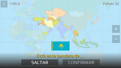 World Map Quiz screenshot