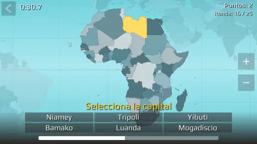 World Map Quiz screenshot