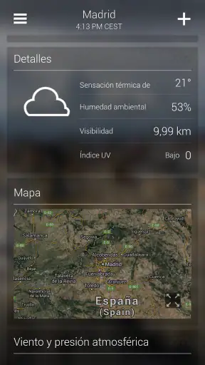 Yahoo Tiempo screenshot