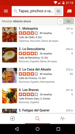 Yelp screenshot