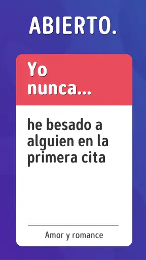 Yo nunca - juego de fiesta screenshot