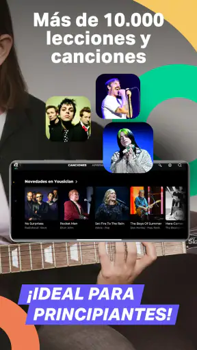 Yousician: profesor de música screenshot