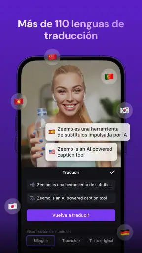 Zeemo: Vídeos IA y Subtítulos screenshot