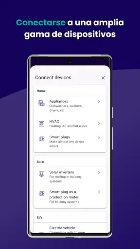 Zerofy: home energy management screenshot