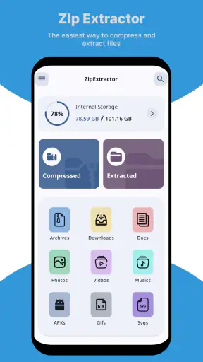 Zip Extractor - UnZIP, UnRAR screenshot