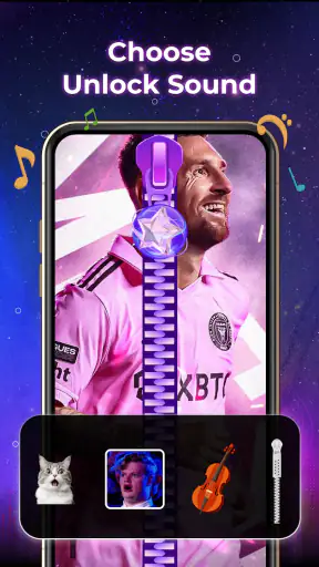 Zip Locker: Zipper Lock Screen screenshot