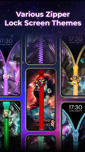 Zip Locker: Zipper Lock Screen screenshot