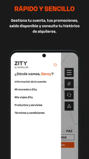 Mobilize share & Zity screenshot