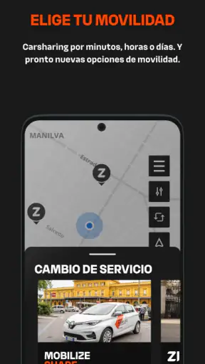 Mobilize share & Zity screenshot