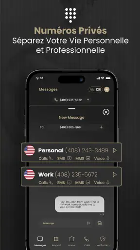 2nd Line+ Numero de Telephone screenshot