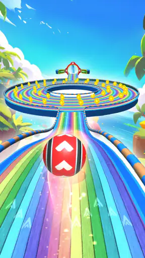 3D Super Rolling Ball Race screenshot