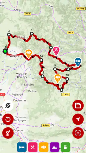 Application & GPS touristique screenshot