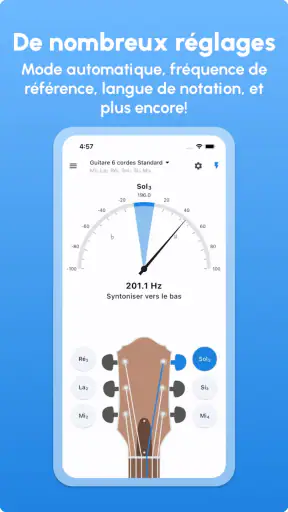 Accordeur de Guitare LikeTones screenshot