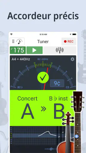 Accordeur et Métronome screenshot