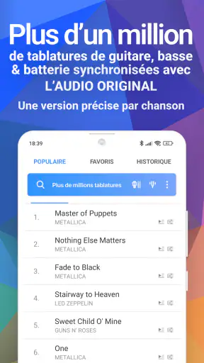 Accords pour Guitare Songsterr screenshot