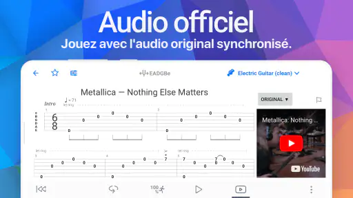 Accords pour Guitare Songsterr screenshot