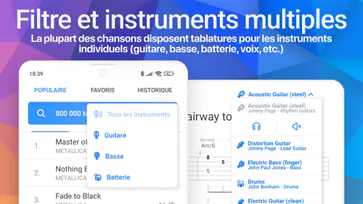 Accords pour Guitare Songsterr screenshot