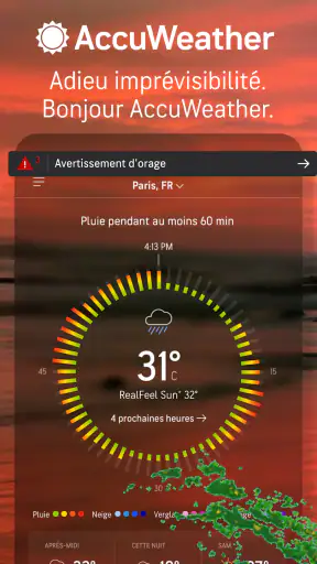 AccuWeather: Satellite Météo screenshot