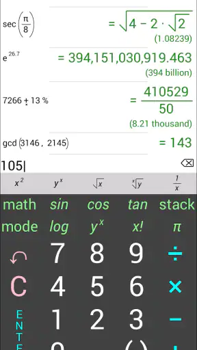Acron RPN Calculator screenshot