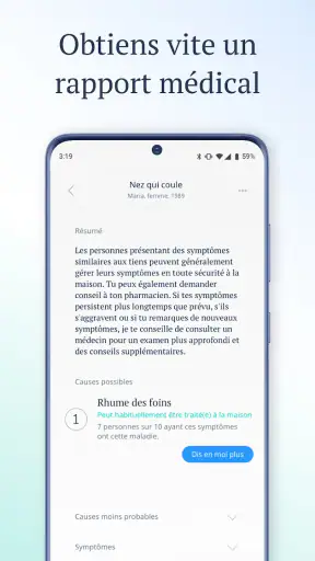 Ada – contrôle ta santé screenshot
