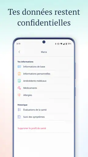Ada – contrôle ta santé screenshot