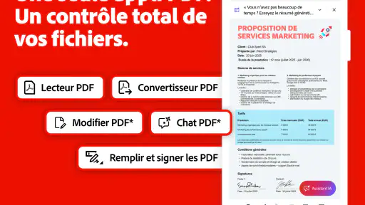 Adobe Acrobat Reader pour PDF screenshot
