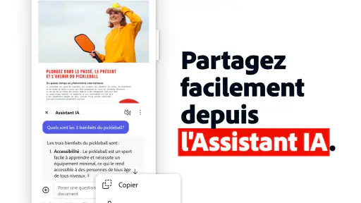 Adobe Acrobat Reader pour PDF screenshot